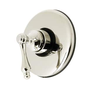 Vintage Single-Handle Volume Control Valve in Polished Nickel