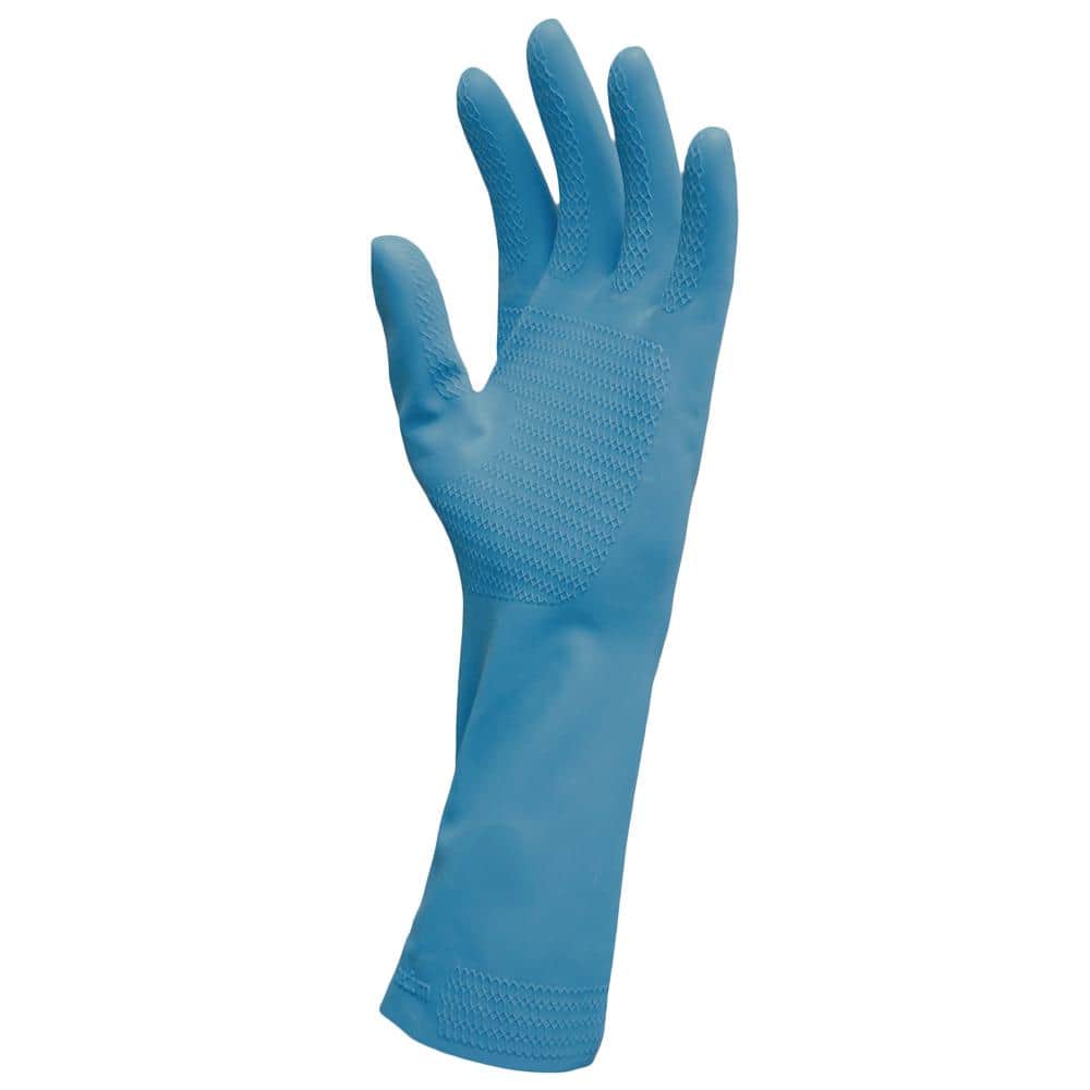 Soft Scrub Blue Reusable Latex with Ultrafresh Premium Fit (Slender Fit