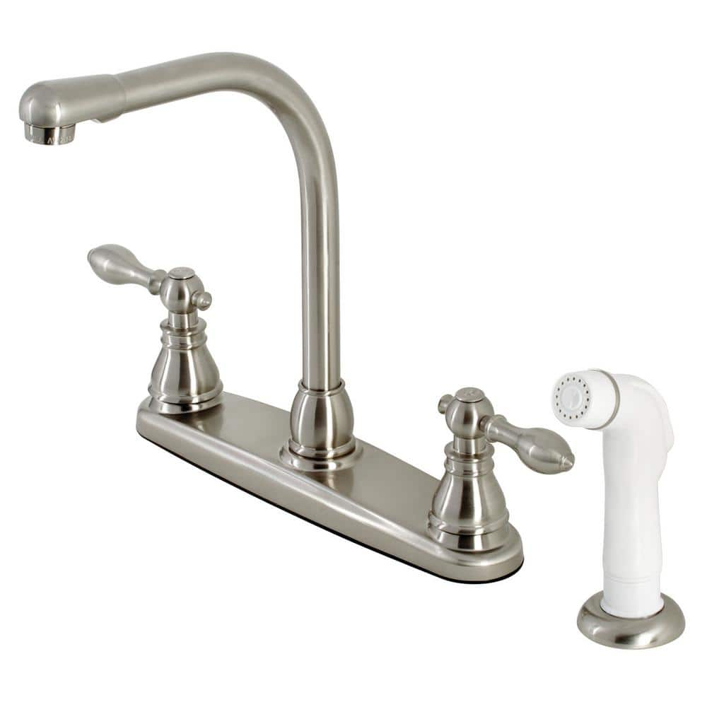 Kingston Brass American Classic 2-Handle Centerset Standard Kitchen ...