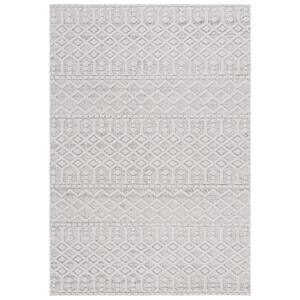 SAFAVIEH Global Beige/Ivory 4 ft. x 6 ft. Diamond Striped Indoor ...