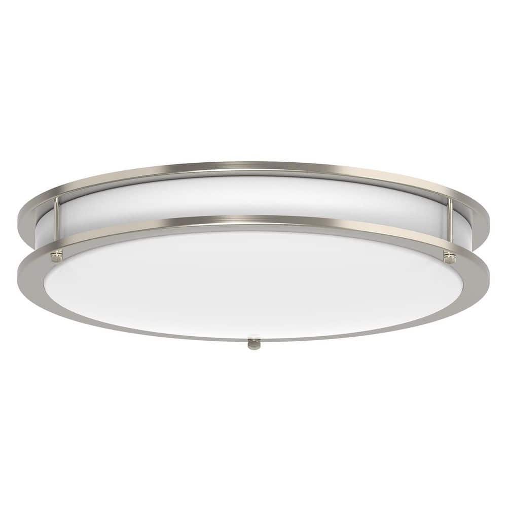 DYMOND 16 in. LED Ceiling Light Fixture Flush Mount Color Selectable ...