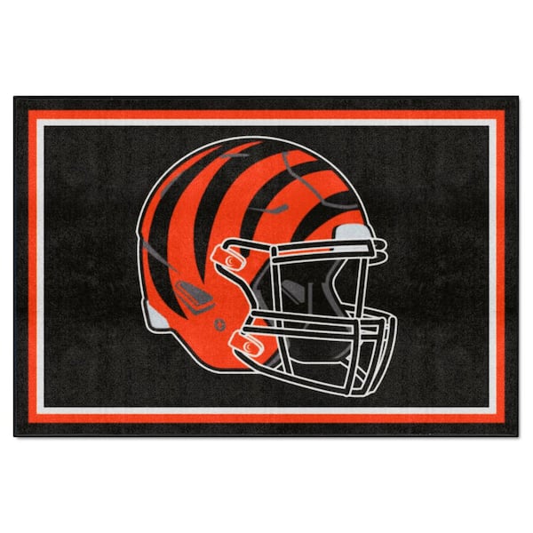 Fanmats Cincinnati Bengals 5ft. x 8 ft. Plush Area Rug