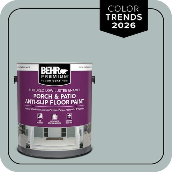 1 gal. #HDC-CT-26 Watery Textured Low-Lustre Enamel Interior/Exterior Porch and Patio Anti-Slip Floor Paint
