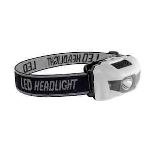3-Watt Head Light with Adjustable Band in White