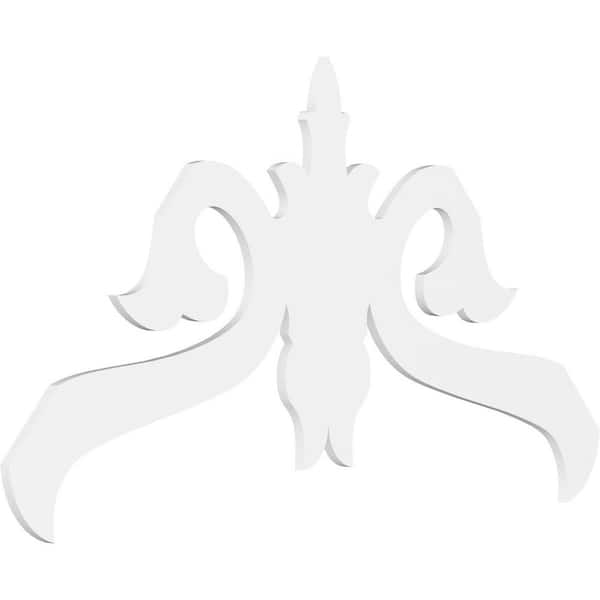 Ekena Millwork Florence 1 in. D x 42 in. W x 72 in. L Signature Urethane Gable Pediment