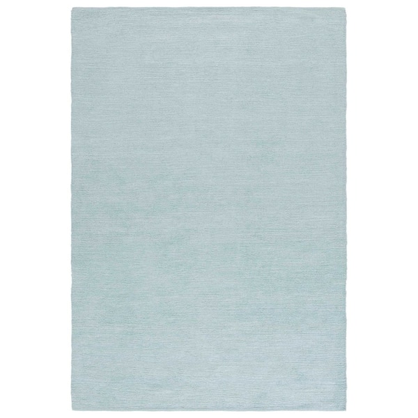 Montauk 3 ft. x 5 ft. Turquoise Modern Solid Area Rug