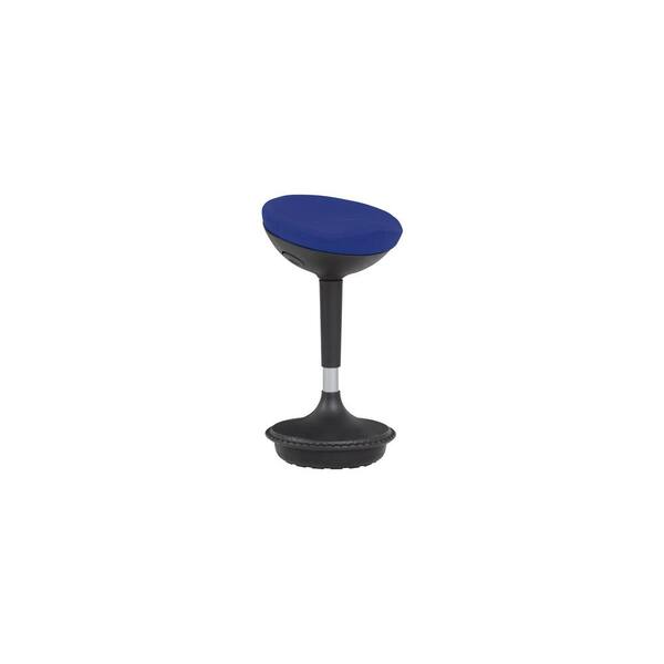 Nyhus Trina Ergonomic Royal Blue Fabric Height Adjustable Seating Stool