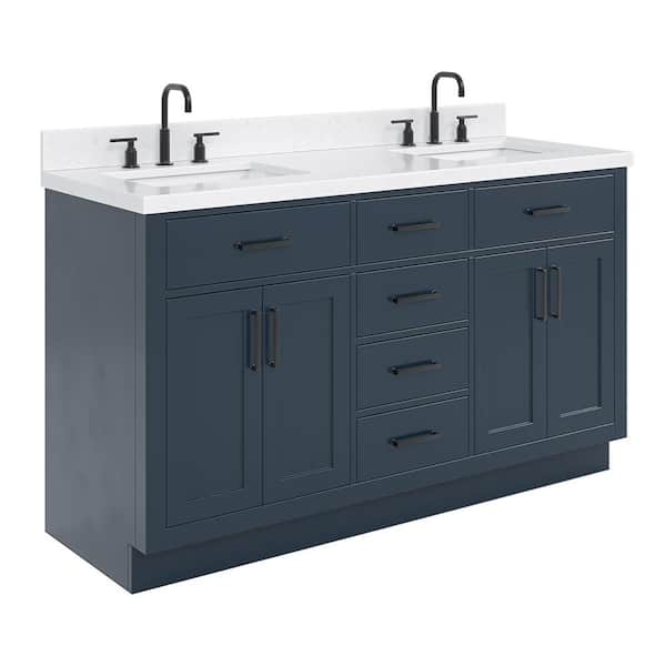 ｎ　BC60 Wyndham Collection Deborah 60 in. Double Bathroom Vanity in