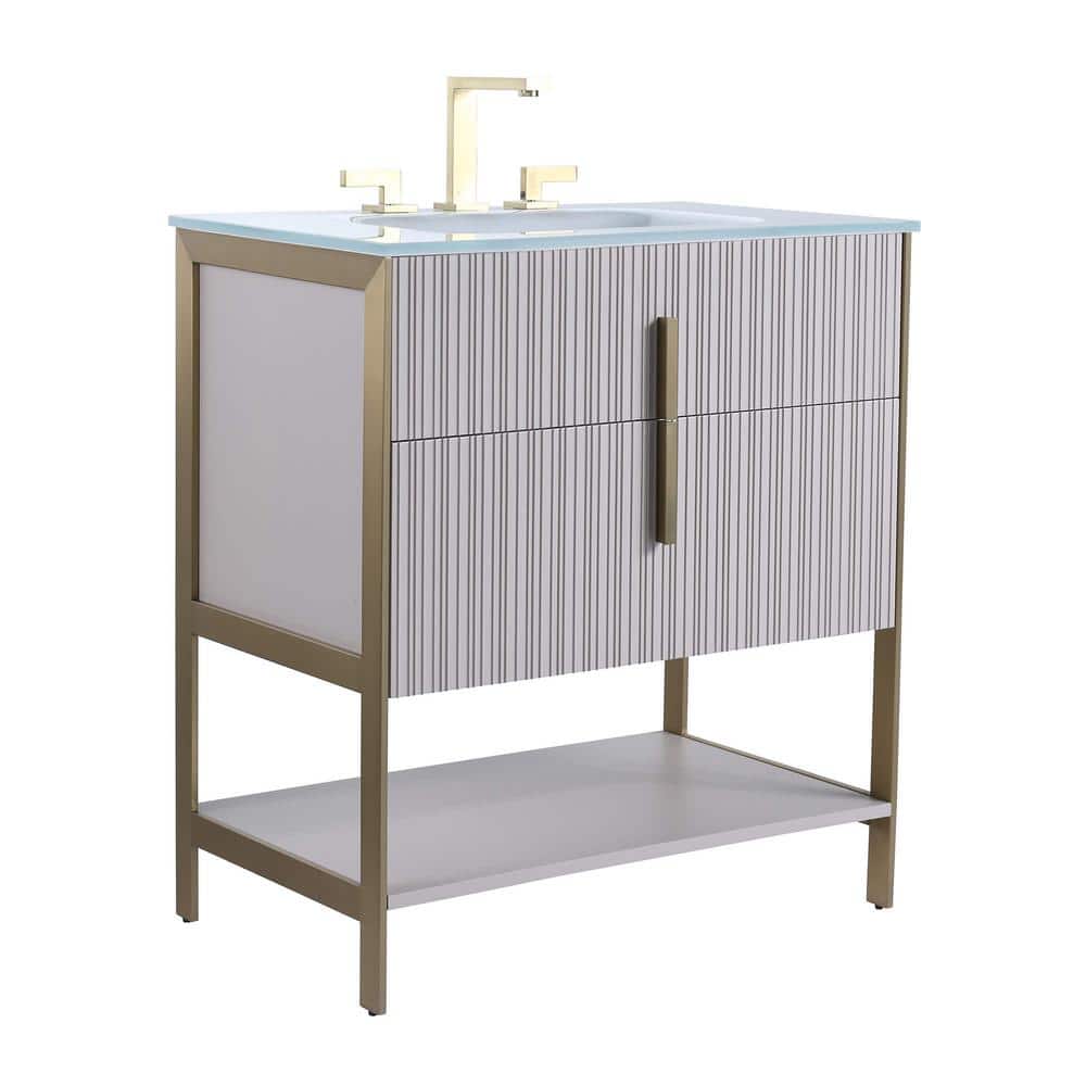 Have a question about FINE FIXTURES 30 in. W x 18 in. D x
