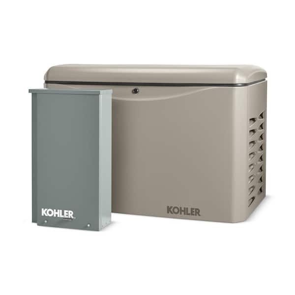 KOHLER 20,000-Watt Air-Cooled Whole House Generator with 200 Amp Transfer Switch
