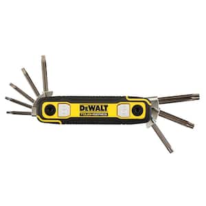 DEWALT TOUGHSERIES SAE Folding Locking Hex Key Set (8-Piece