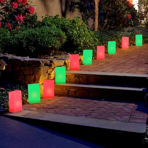 Red and Green Light Electric Luminaria Kit (10-Count String)