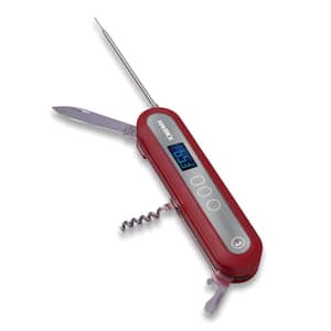 Digital Thermometer Pocket Knife Meat Thermocouple Plus 3 Tools
