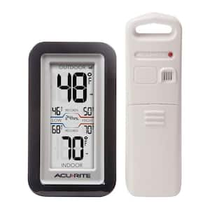 AcuRite Digital Color Display Wireless Indoor/Outdoor Thermometer 00384HD -  The Home Depot