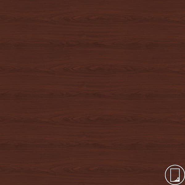 Wilsonart 5 ft. x 12 ft. Laminate Sheet in RE-COVER Brighton Walnut with Premium Textured Gloss Finish