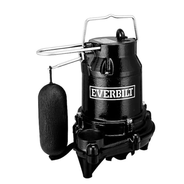 Everbilt 1/3 HP Cast Iron Sump Pump HDS30 - The Home Depot