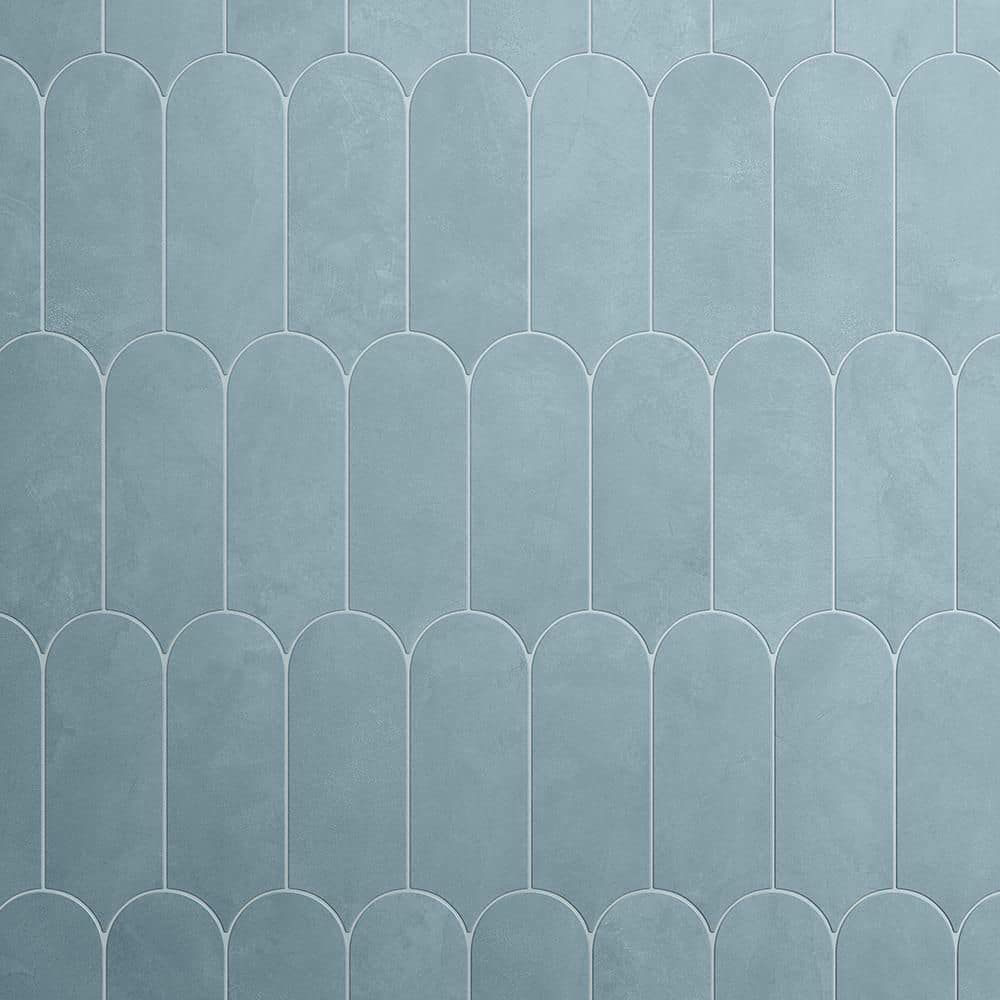 Scale Blue 3 in. x 8.5 in. Matte Ceramic Rectangular Wall Tile (5.70 sq. ft. /Case) price history on PriceWatchPro