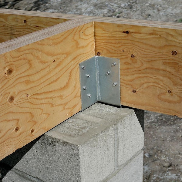 CCTQM 5-1/2 in. T-Shape Column Cap for Masonry with SDS Screws