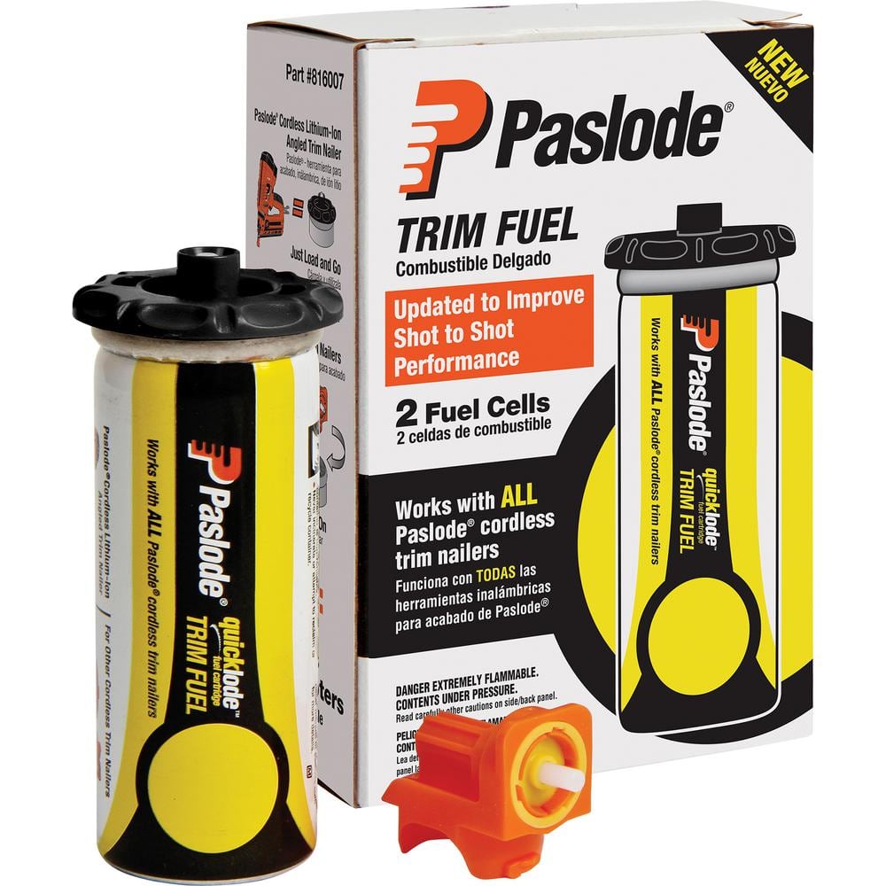 Paslode Universal Trim Yellow Fuel Cells for Cordless Trim Nailers (2-Pack)  816007 - The Home Depot