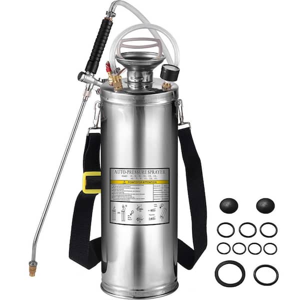 10 L Stainless Steel Sprayer for Commercial Use, Perfect for Gardening, Floor Cleaning, and Industrial Applications