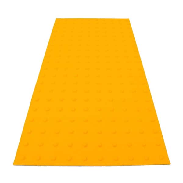Safety Step TD RampUp 24 in. x 4 ft. Federal Yellow ADA Warning Detectable Tile