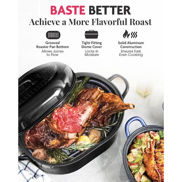 Granite roaster pans best sale