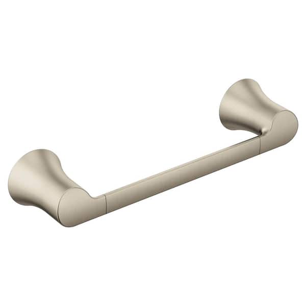 MOEN Doux 9 in. Towel Bar in Brushed Nickel