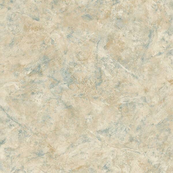 The Wallpaper Company 56 sq. ft. Earth Tone Marble Wallpaper-DISCONTINUED