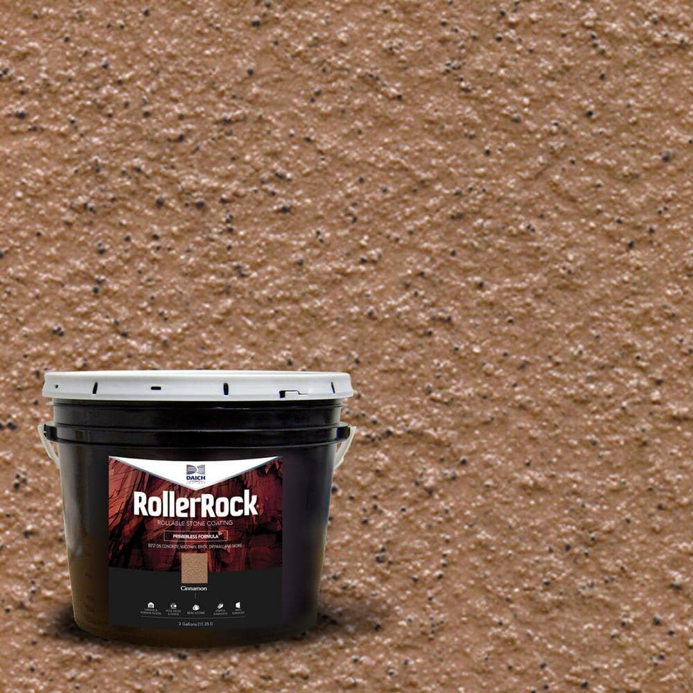 RollerRock 3 gal. Self-Priming Concrete Coating Cinnamon Interior Exterior