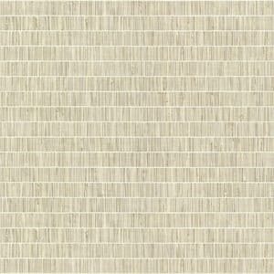 Luz Taupe Faux Grasscloth Wallpaper