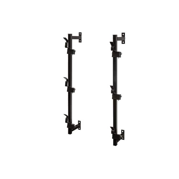 Buyers Products Company Snap-In-Style 3-Position Landscape Trimmer Lockable Rack Holder for Enclosed Trailers