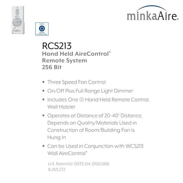 Minka Aire Ceiling Fan Wall Control Manual Shelly Lighting