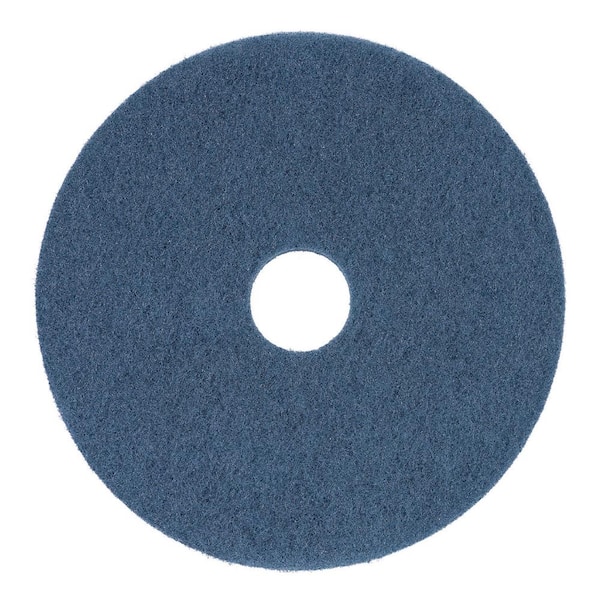 Boardwalk Scrubbing Floor Pads, 16 in. Dia, Blue, (5-Carton)