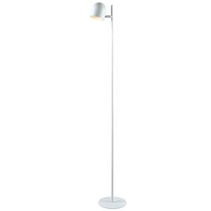 Vidal 54 in. White Floor Lamp with White Metal Shade