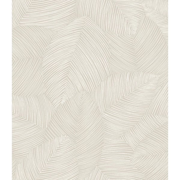 30.75 sq. ft. Sand Plaster the Olivia Vinyl Peel and Stick Wallpaper Roll