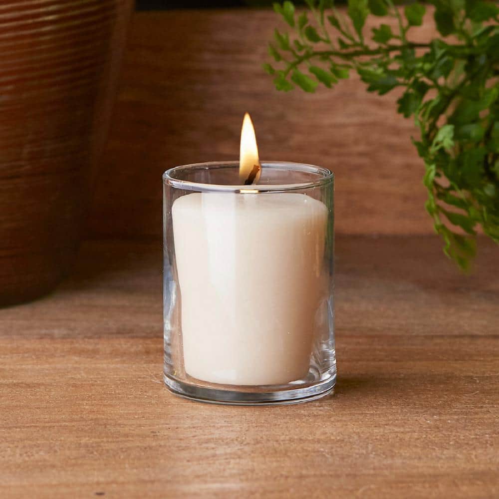 ROOT CANDLES 20-Hour Peppermint Bark Scented Votive Candle (Set of