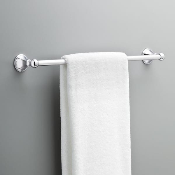 Crestfield 24 in. Wall Mount Towel Bar Bath Hardware Accessory in Polished Chrome