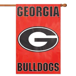 Georgia Bulldogs Applique Banner Flag