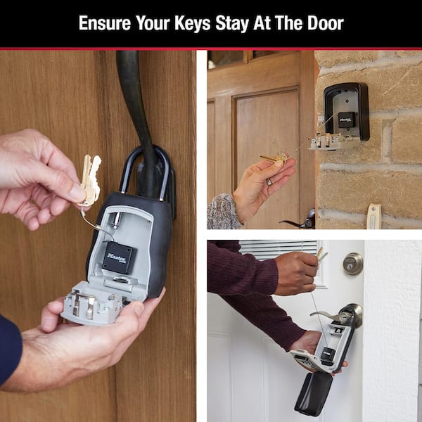 Retractable Lock Box Key Tether