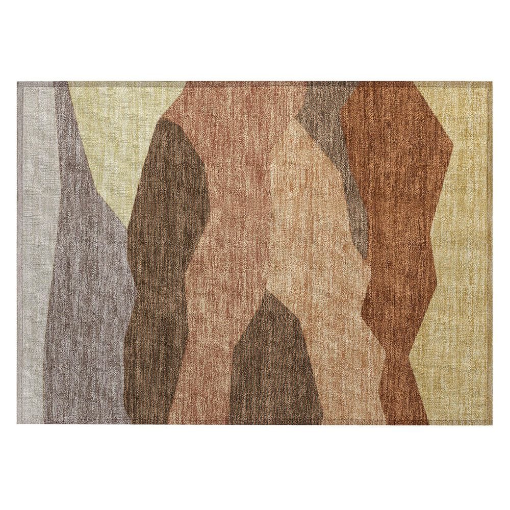 Chantille Machine Washable Indoor/Outdoor Abstract ACN2608 Paprika 2 ft. x 3 ft. Accent Rug price history on PriceWatchPro