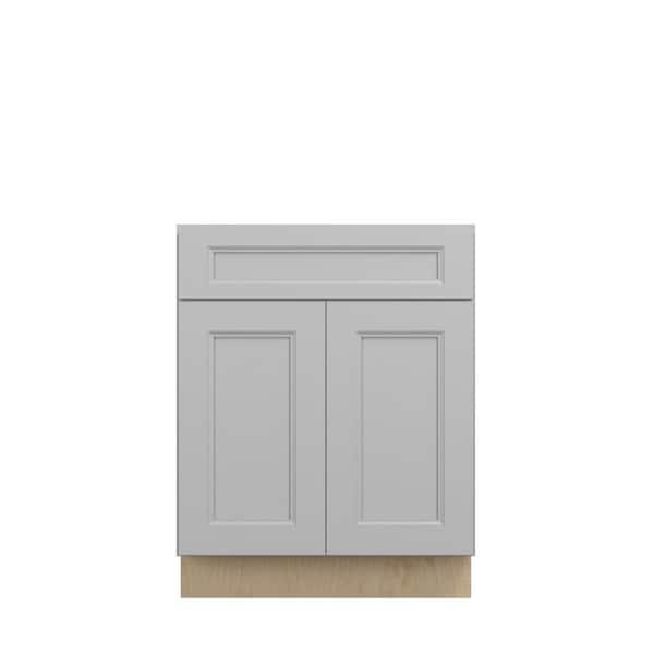 Kunal Kitchens Rockingham Recessed 27 in. W x 34.5 in. H x 24 in. D in Painted Stratus Plywood Assembled Base Cabinet