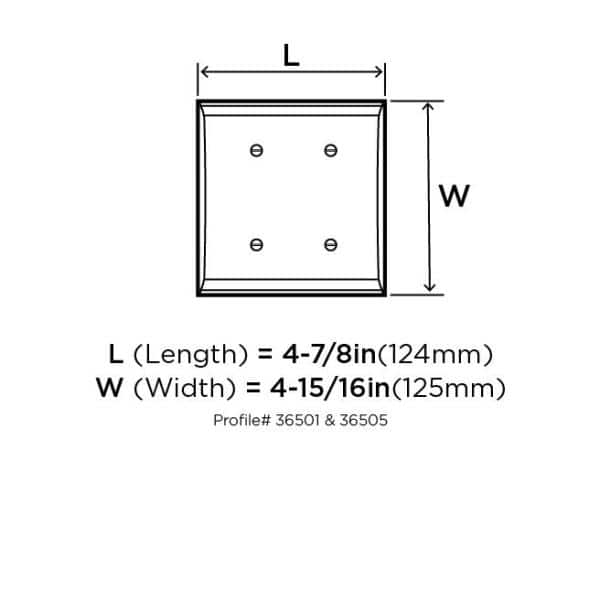 Golden Champagne 2-Gang Toggle Light Switch Wall Plate
