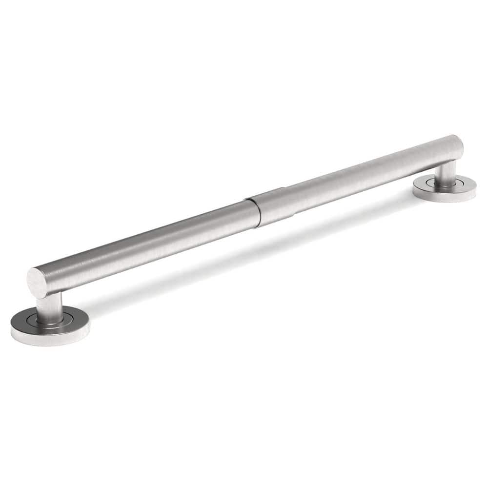 24 in. Safety Shower Grab Bar in Brushed Nickel, Mobility Aid Balance Assist Handle for Seniors price history on PriceWatchPro