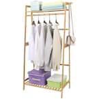 Trinity Bronze Bamboo Clothes Rack 30 in. W x 72 in. H TBFPRA-2706 ...