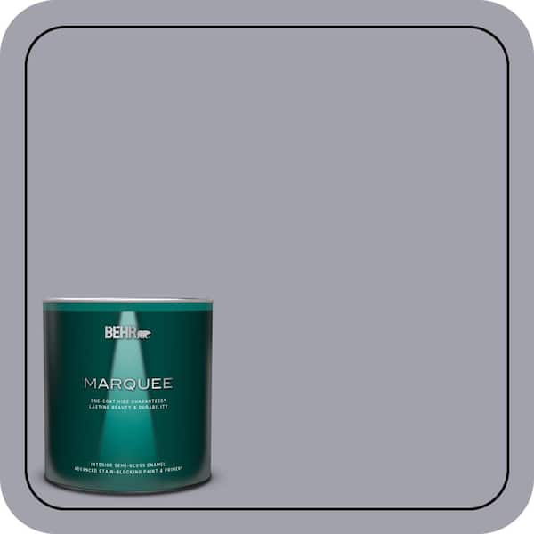 BEHR MARQUEE 1 qt. #MQ5-08 Masterpiece One-Coat Hide Semi-Gloss Enamel Interior Paint & Primer