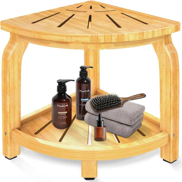 Heavy Duty Shower Chair 500lb Capacity Padded Bath Seat with Adjustable Height Anti-Slip Tub Stool for Inside Shower