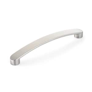 Monterey Collection 6 5/16 in. (160 mm) Brushed Nickel Modern Cabinet Arch Pull