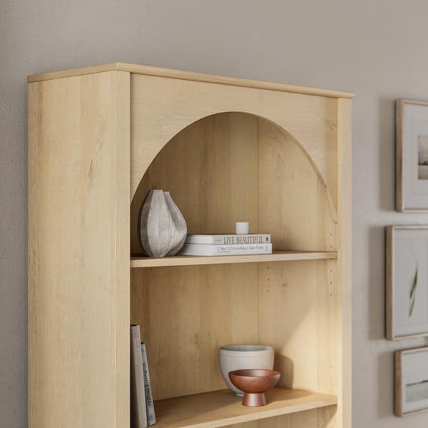 Natural oak bookcase sales