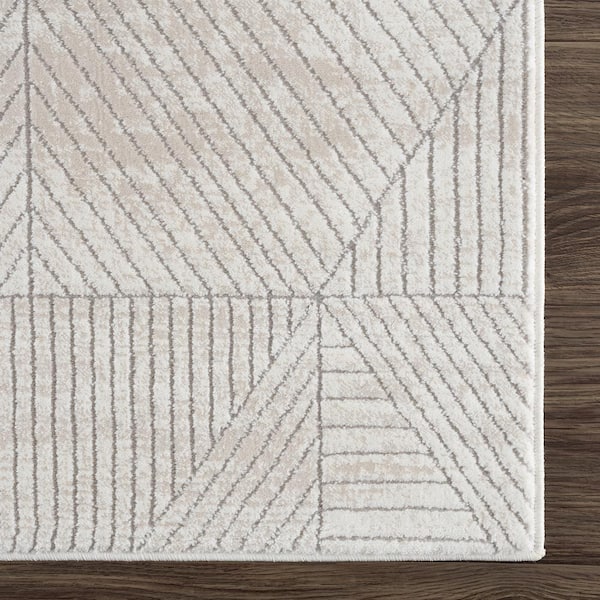 Reserve Montana White 7 ft. 11 in. Round Rug