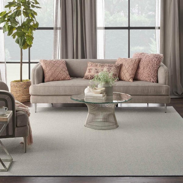 Sand Harbor Ivory/Coast Custom Rug with Pad